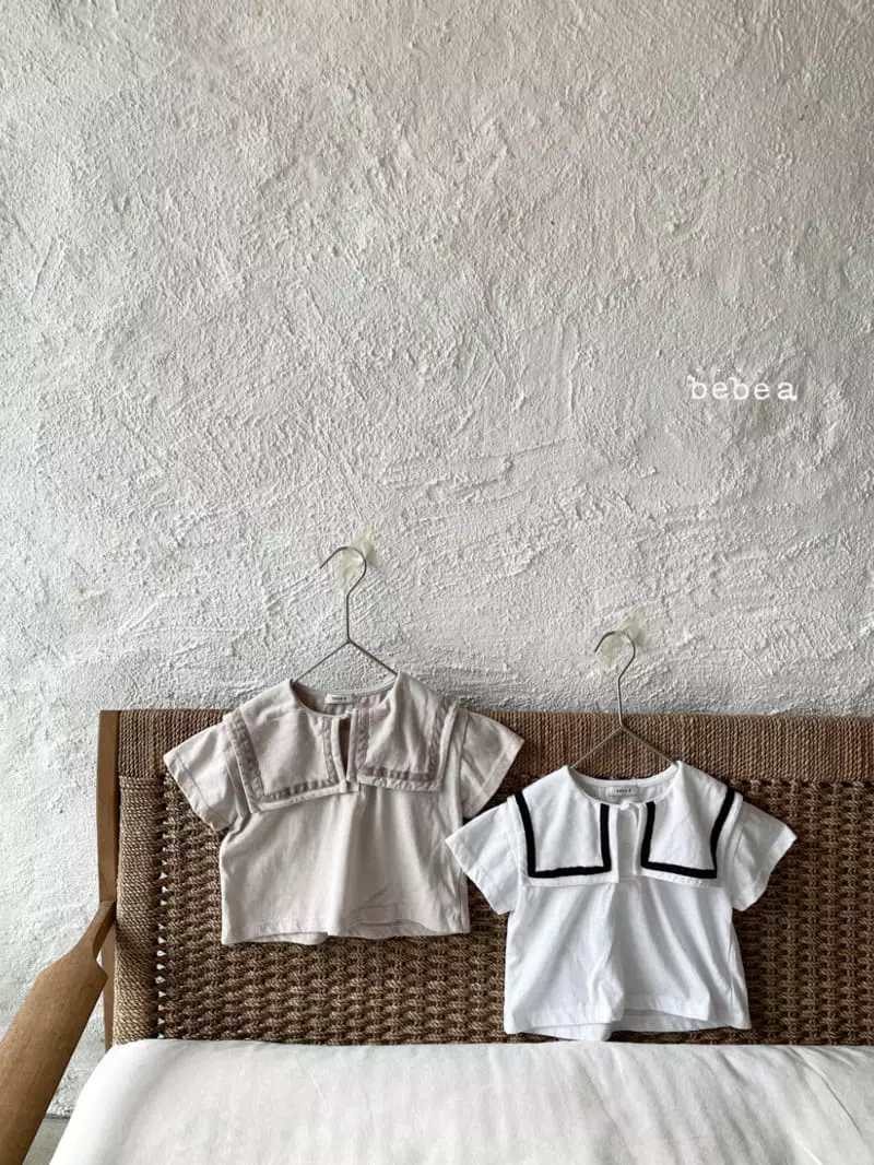a-Market - Korean Baby Fashion - #babylifestyle - Sailor Collar Tee - 3