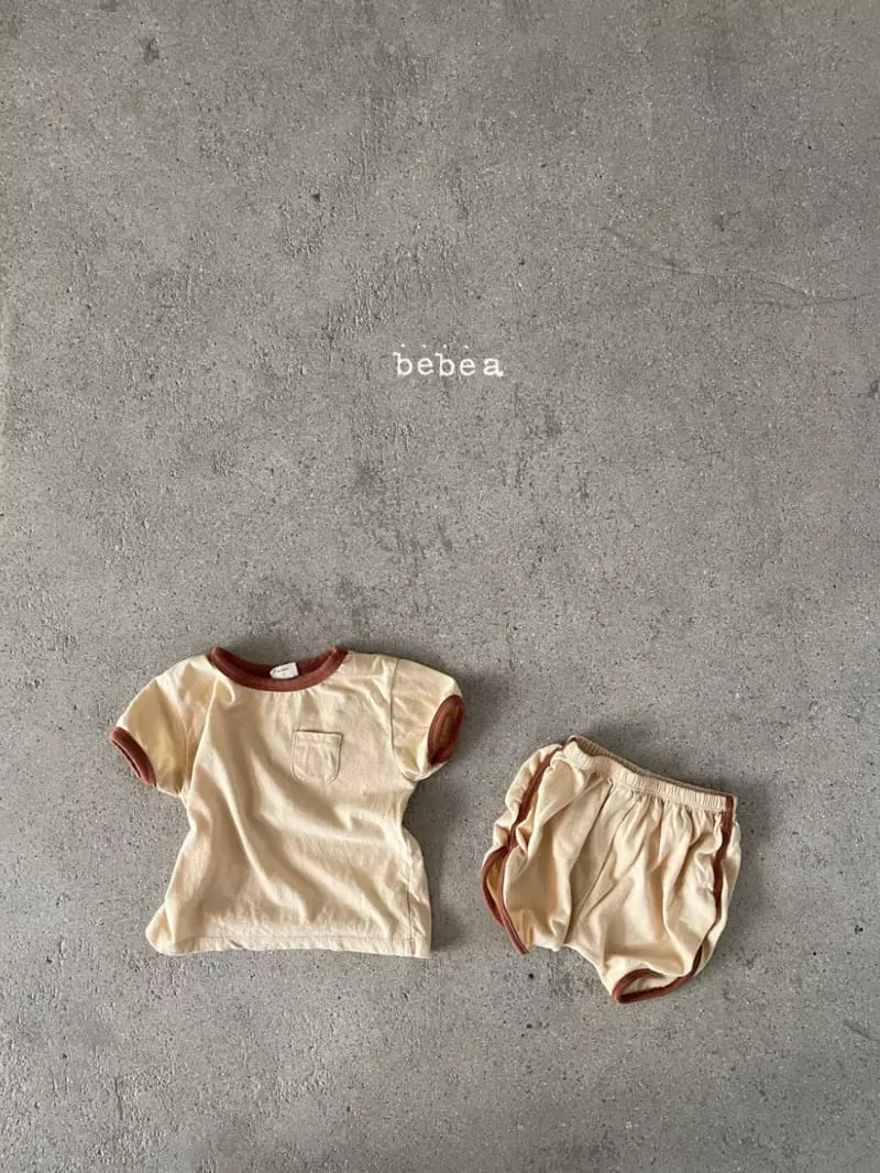 a-Market - Korean Baby Fashion - #onlinebabyboutique - Vintage Pocket Top Bottom Set - 2