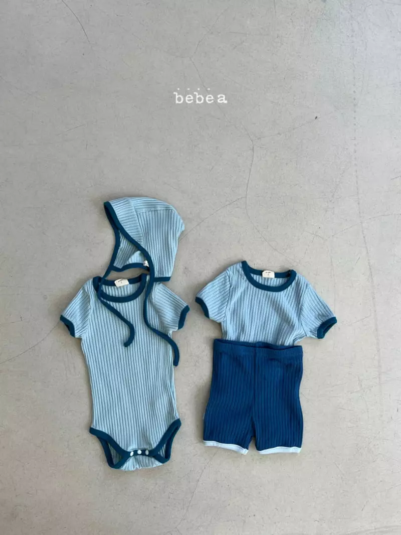 a-Market - Korean Baby Fashion - #onlinebabyshop - Retro Rib Color Top Bottom Set - 5