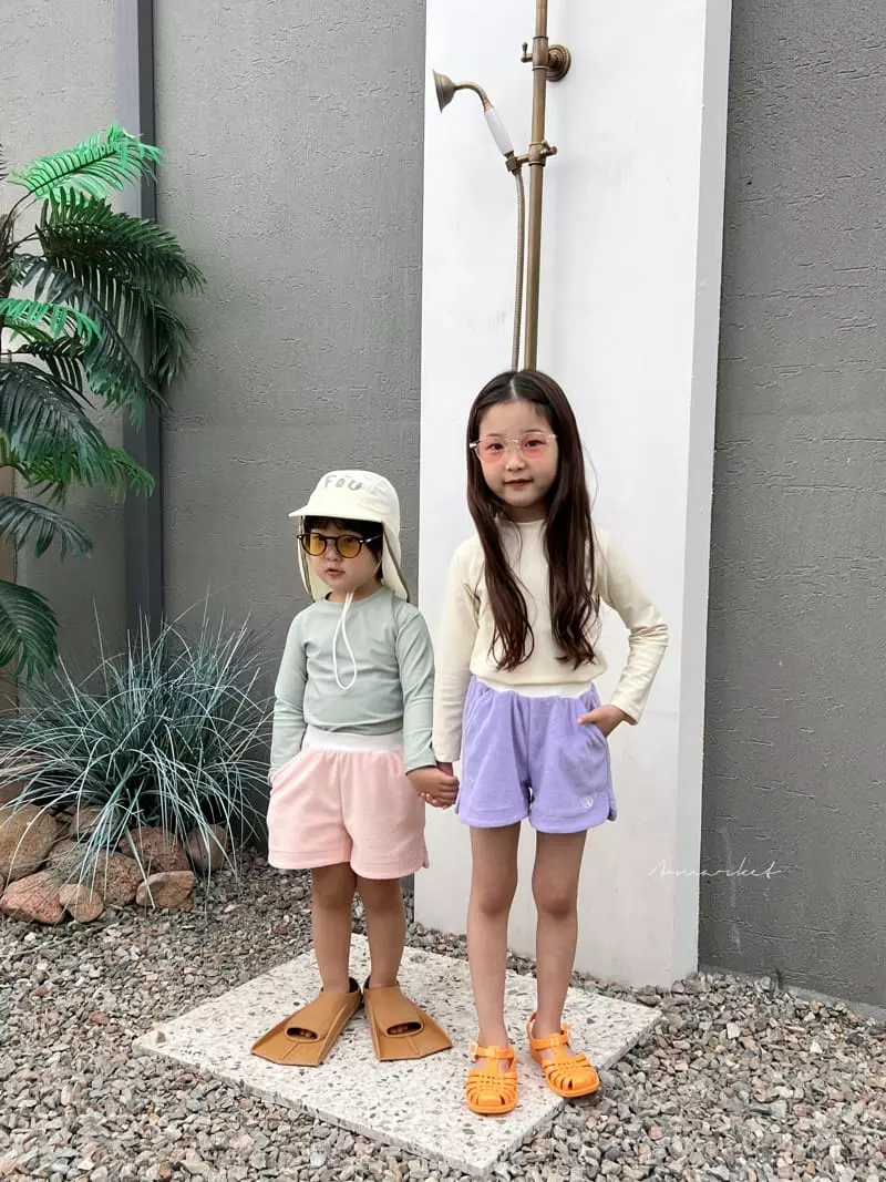 a-Market - Korean Children Fashion - #childofig - Terry Shorts - 7