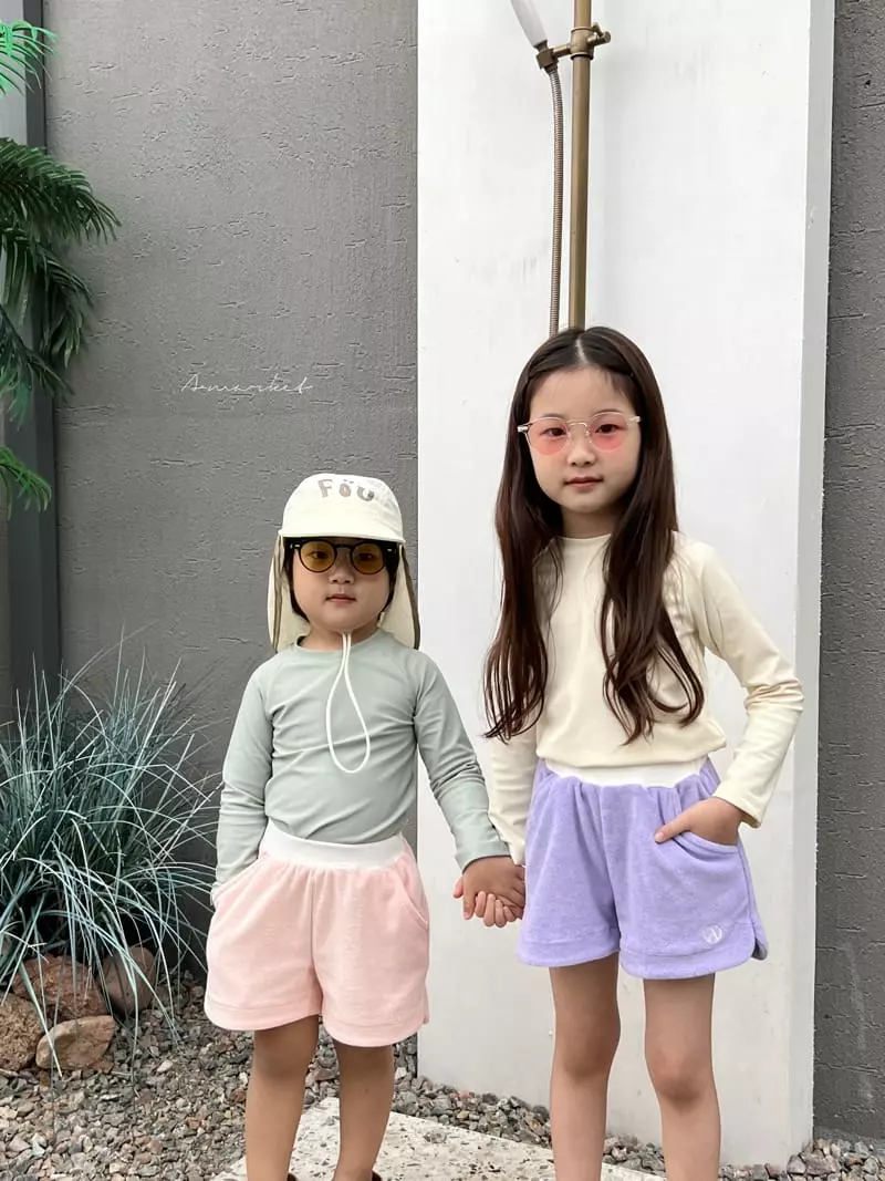 a-Market - Korean Children Fashion - #childrensboutique - Terry Shorts - 8