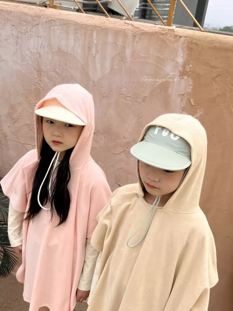 a-Market - Korean Children Fashion - #childrensboutique - Hood Terry Cape - 6