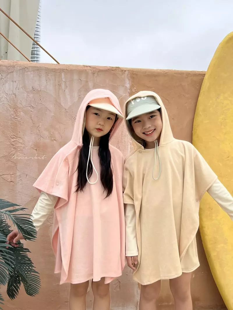 a-Market - Korean Children Fashion - #discoveringself - Hood Terry Cape - 8