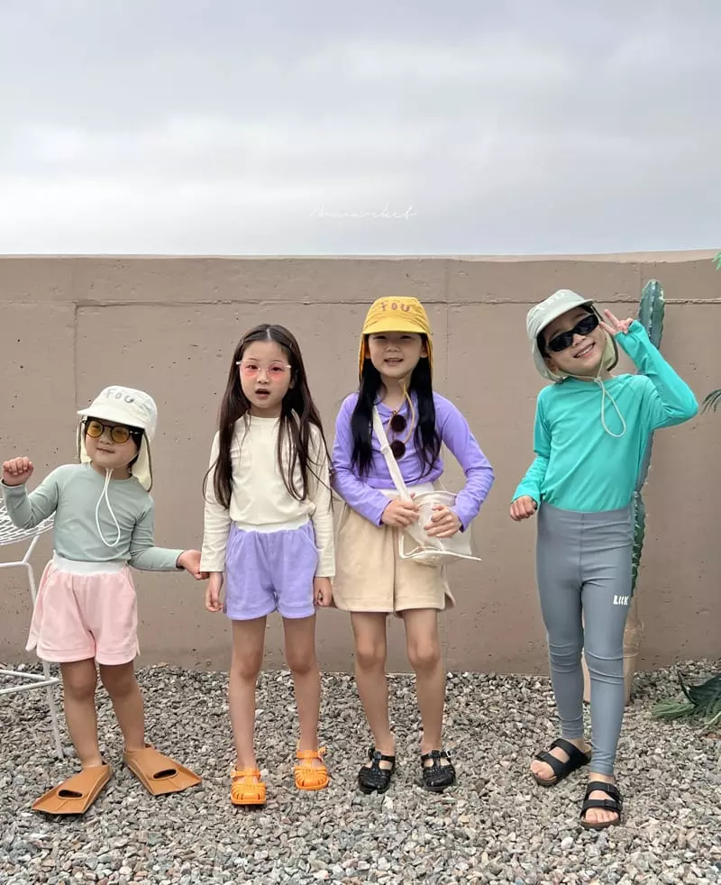 a-Market - Korean Children Fashion - #fashionkids - Terry Shorts - 11