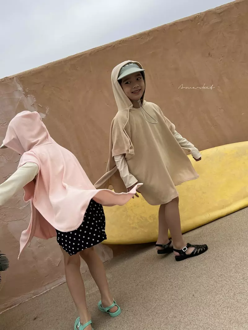 a-Market - Korean Children Fashion - #kidsstore - Hood Terry Cape - 11