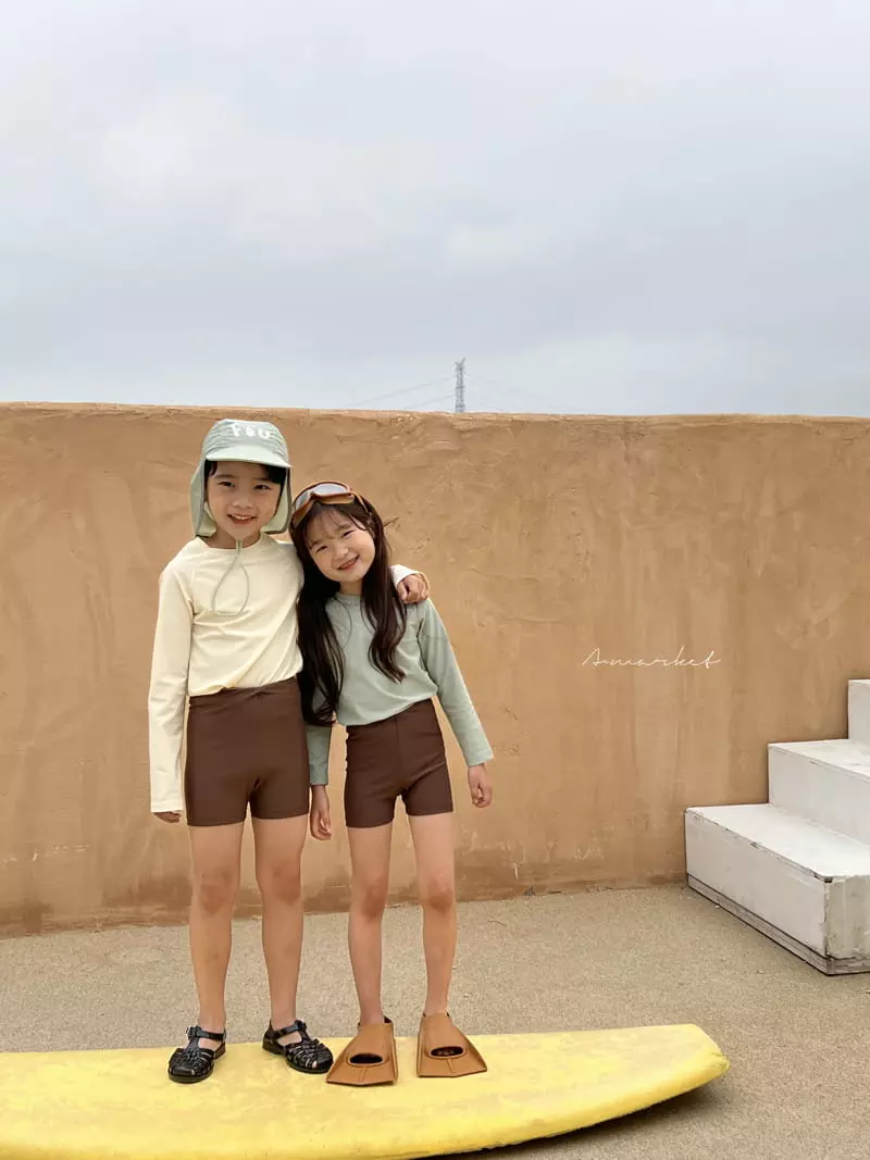 a-Market - Korean Children Fashion - #littlefashionista - Half Leggings - 2