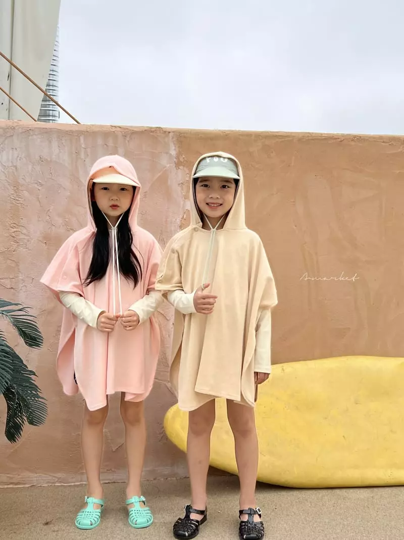 a-Market - Korean Children Fashion - #toddlerclothing - Hood Terry Cape - 3
