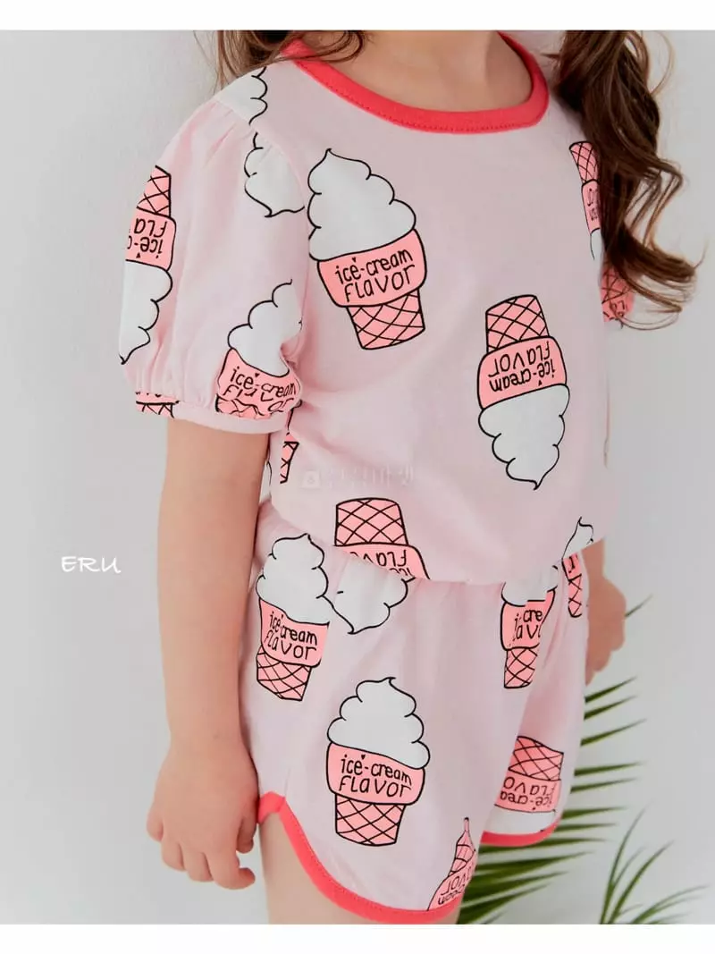 e.ru - Korean Children Fashion - #designkidswear - Ice Cream Top Bottom Set