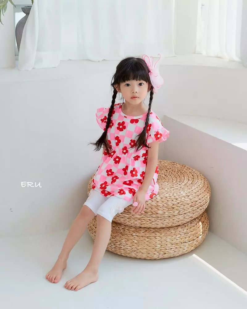 e.ru - Korean Children Fashion - #discoveringself - Block Flower One-piece - 5
