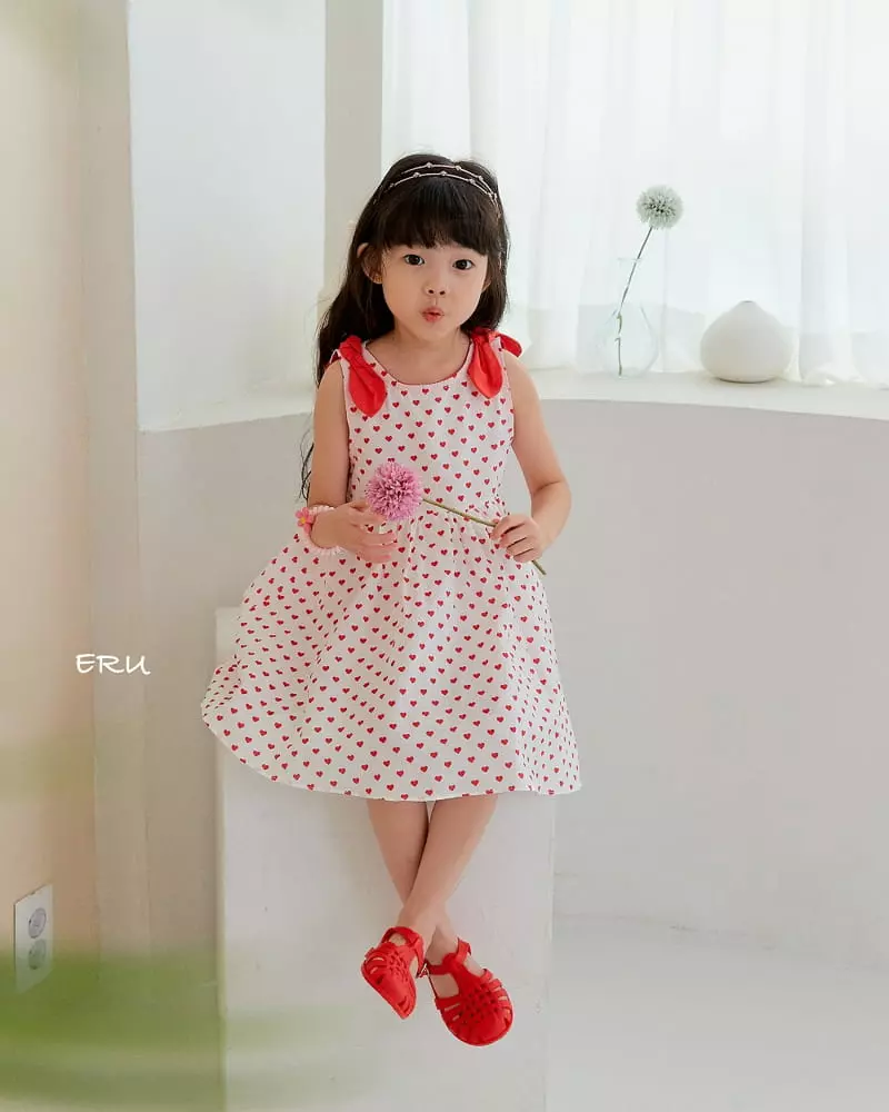 e.ru - Korean Children Fashion - #kidsshorts - Heart One-piece - 6