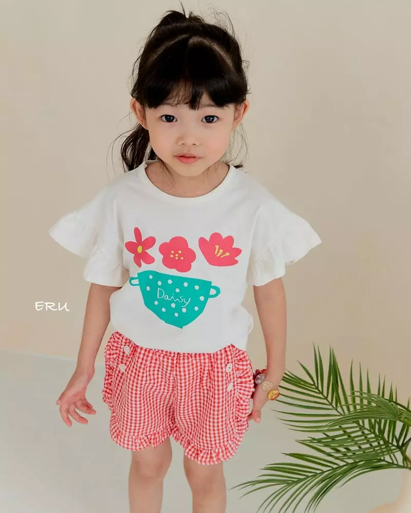e.ru - Korean Children Fashion - #kidsshorts - Daisy Tee - 5
