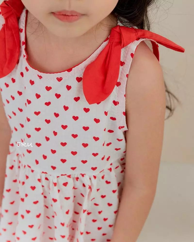e.ru - Korean Children Fashion - #kidsstore - Heart One-piece - 7