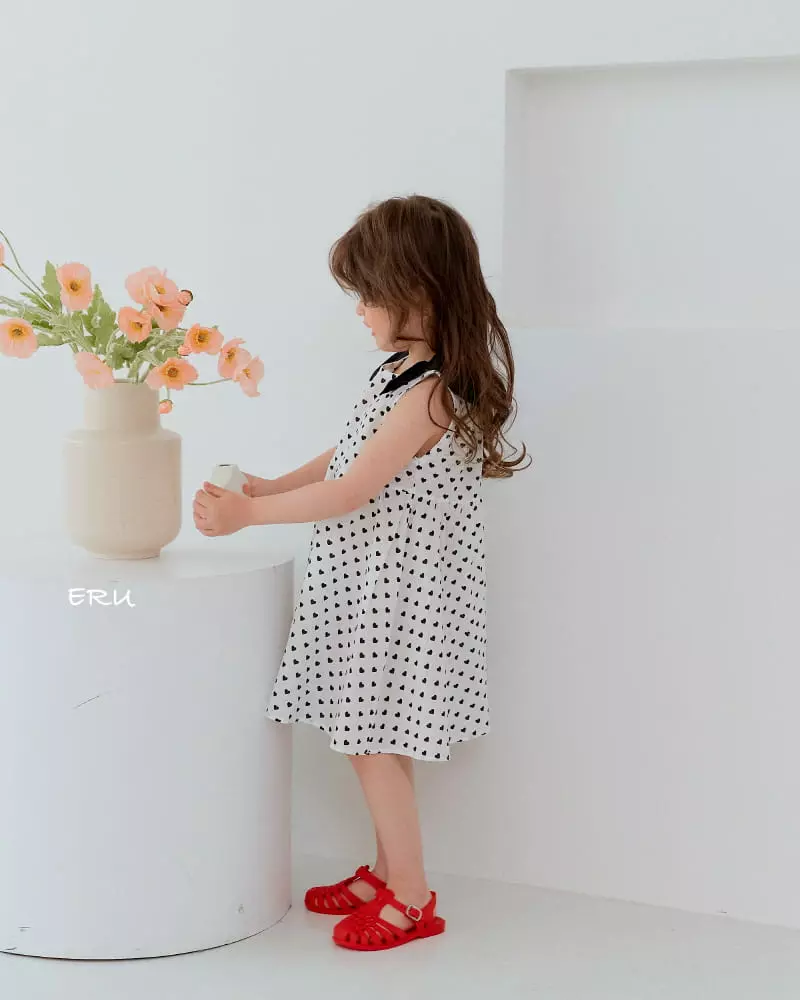 e.ru - Korean Children Fashion - #littlefashionista - Heart One-piece - 2