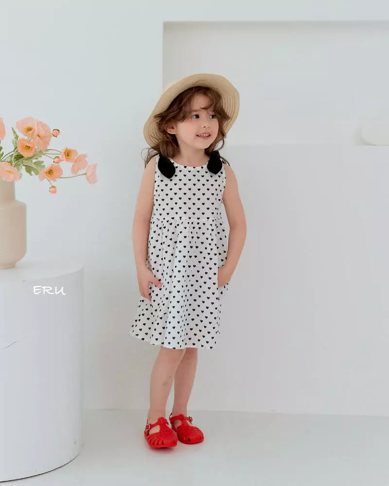 e.ru - Korean Children Fashion - #magicofchildhood - Heart One-piece - 4