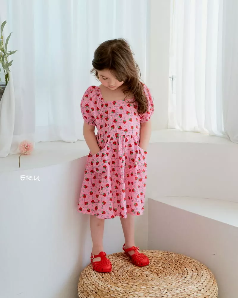 e.ru - Korean Children Fashion - #minifashionista - Berry One-piece - 3