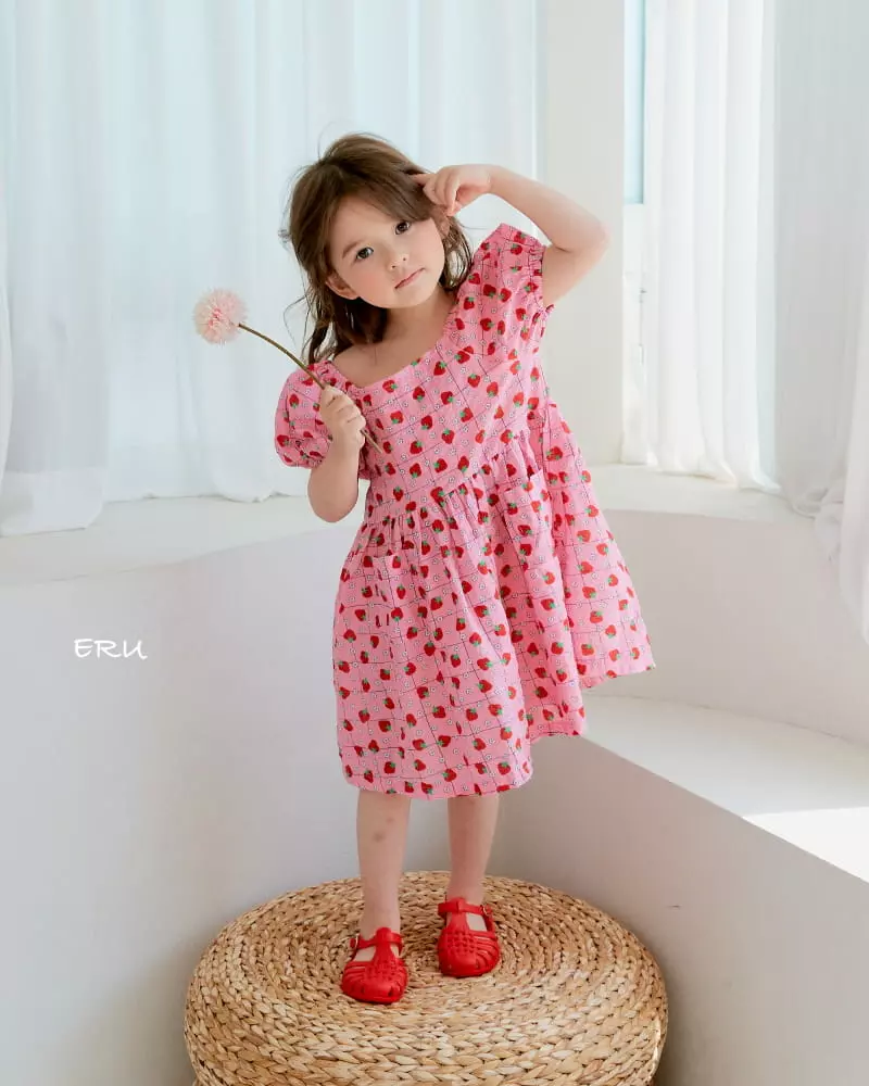 e.ru - Korean Children Fashion - #stylishchildhood - Berry One-piece - 7
