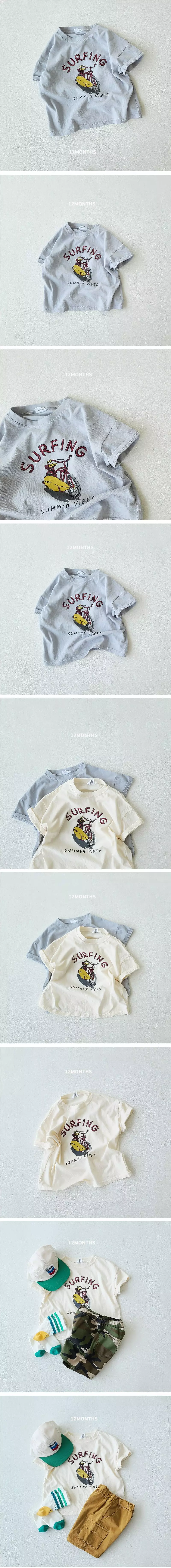12 Month - Korean Children Fashion - #Kfashion4kids - Bicycle Tee