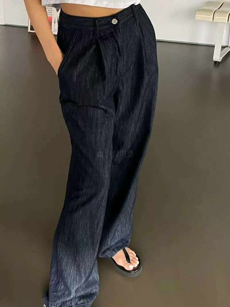 Acme - Korean Women Fashion - #momslook - Tug Wide Pants - 3