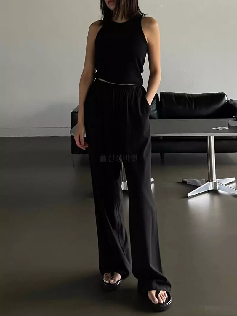 Acme - Korean Women Fashion - #womensfashion - Pintuck Banding Pants - 3