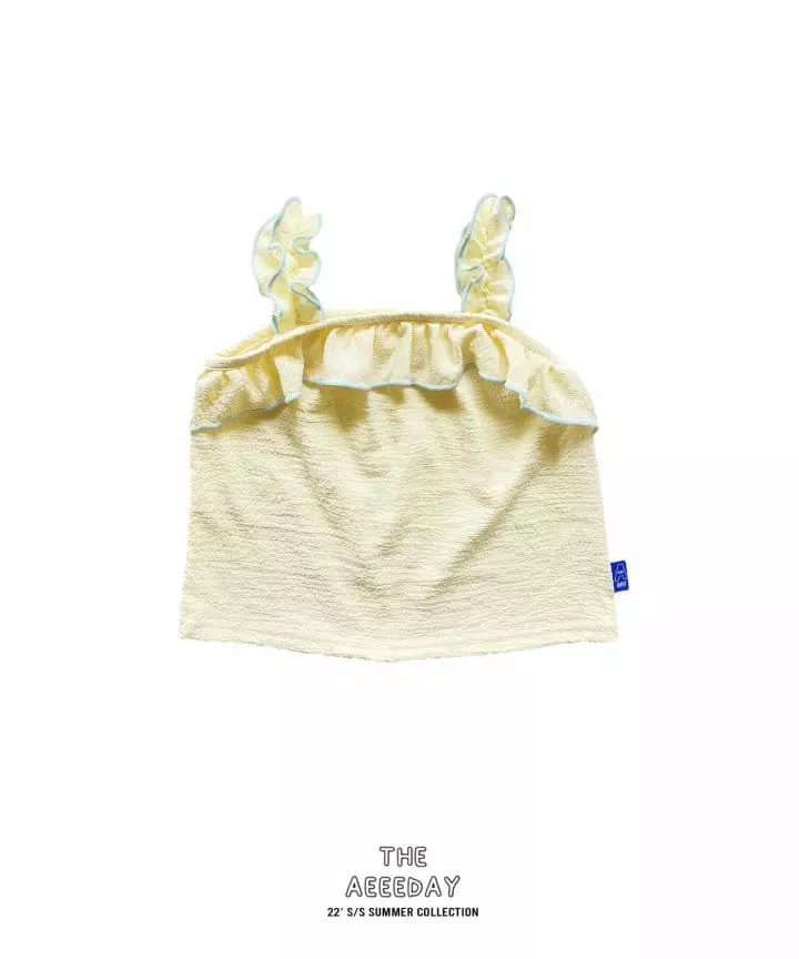 Aeeeday - Korean Children Fashion - #kidzfashiontrend - Line Color Sleeveless - 4