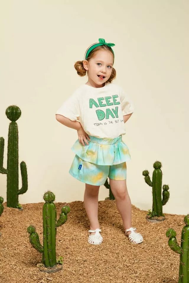 Aeeeday - Korean Children Fashion - #childofig - Gradation Skirt Shorts - 5