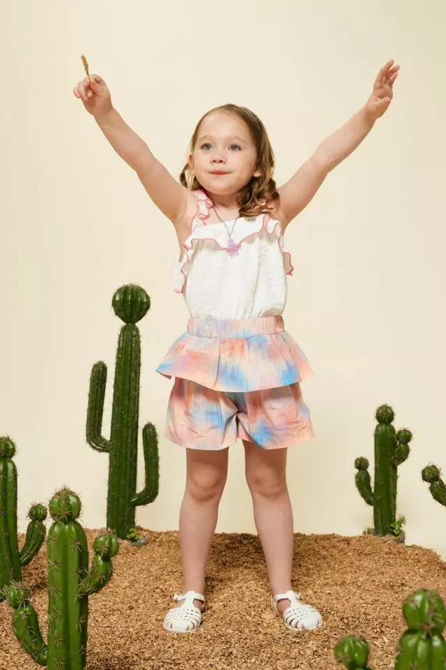 Aeeeday - Korean Children Fashion - #childofig - Gradation Skirt Shorts - 6