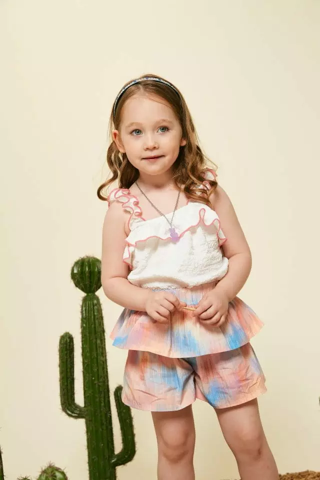 Aeeeday - Korean Children Fashion - #designkidswear - Gradation Skirt Shorts - 8