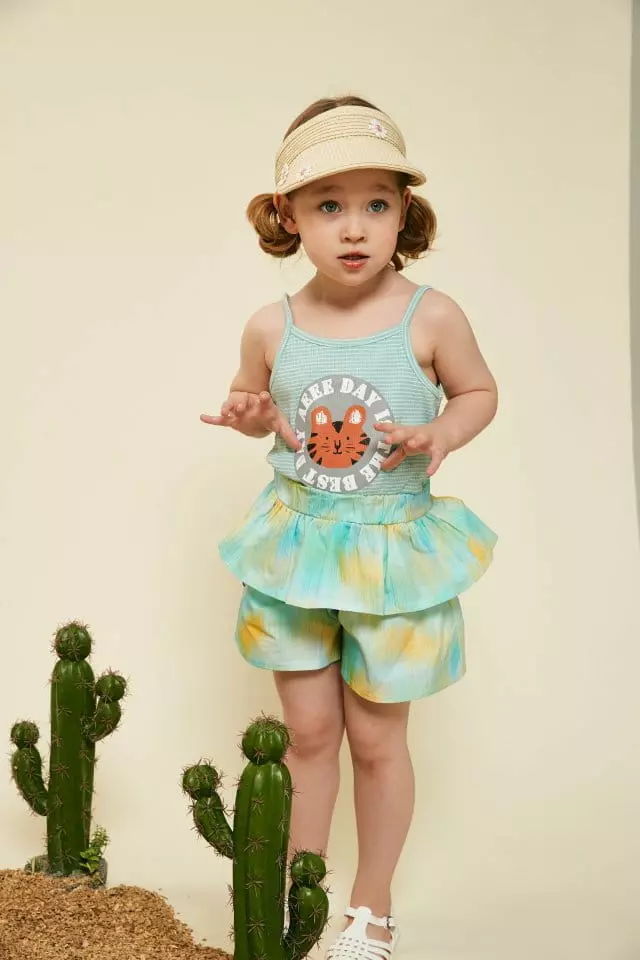 Aeeeday - Korean Children Fashion - #fashionkids - Tiger Stripes Sleeveless