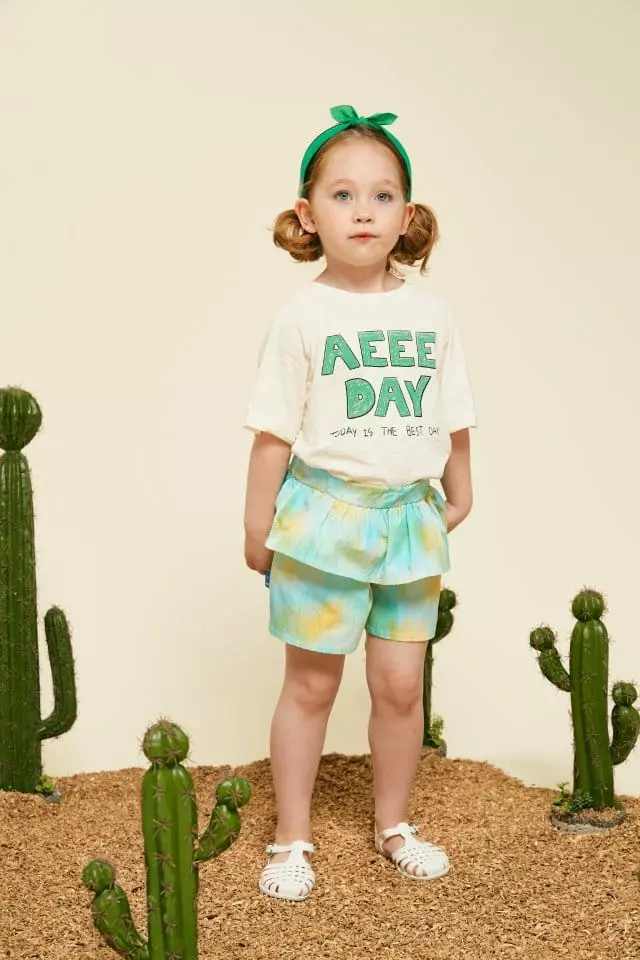 Aeeeday - Korean Children Fashion - #fashionkids - Gradation Skirt Shorts - 10
