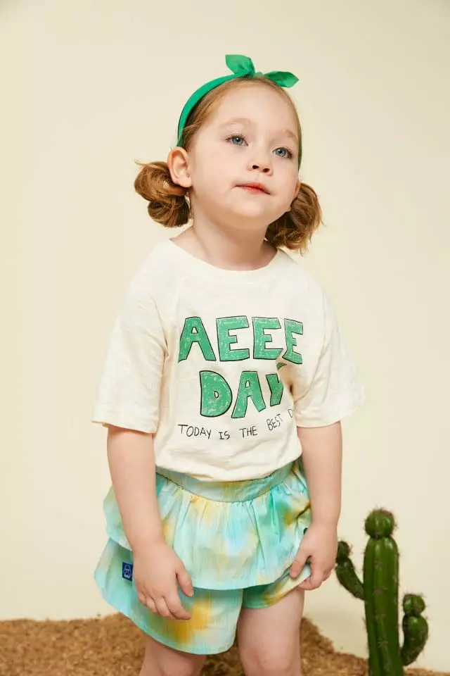Aeeeday - Korean Children Fashion - #kidsshorts - Gradation Skirt Shorts - 11
