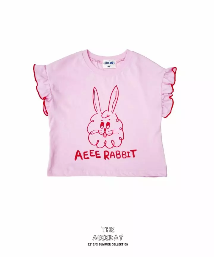 Aeeeday - Korean Children Fashion - #kidsshorts - Rabbit Tee - 9