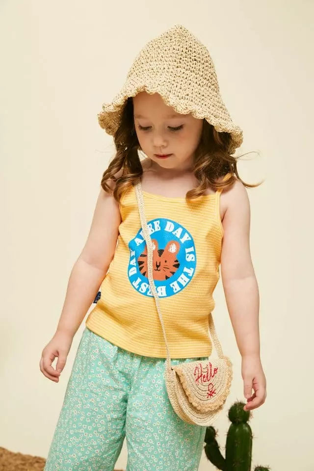 Aeeeday - Korean Children Fashion - #kidsstore - Tiger Stripes Sleeveless - 3