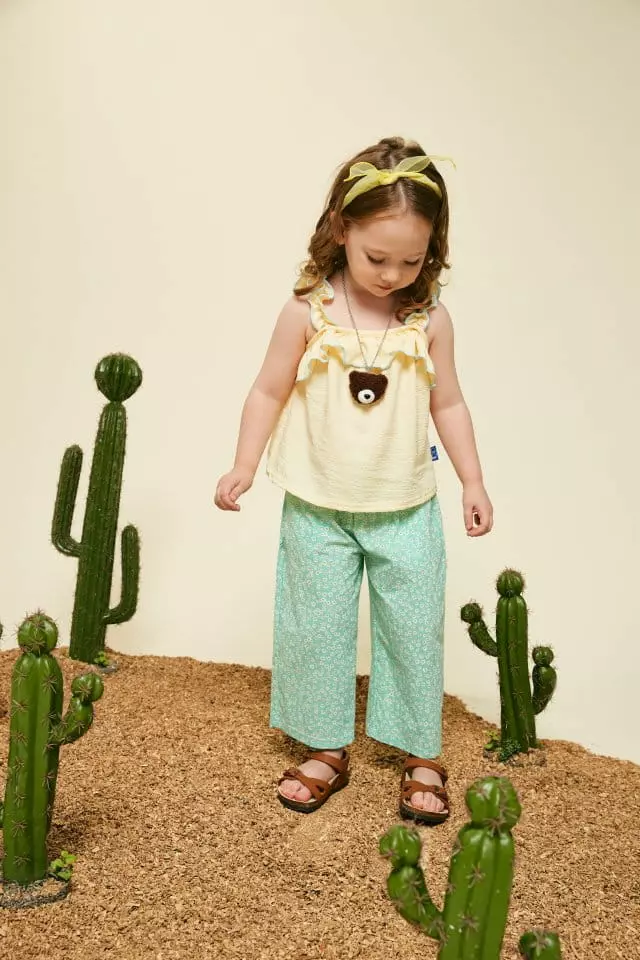 Aeeeday - Korean Children Fashion - #kidsstore - Line Color Sleeveless - 2