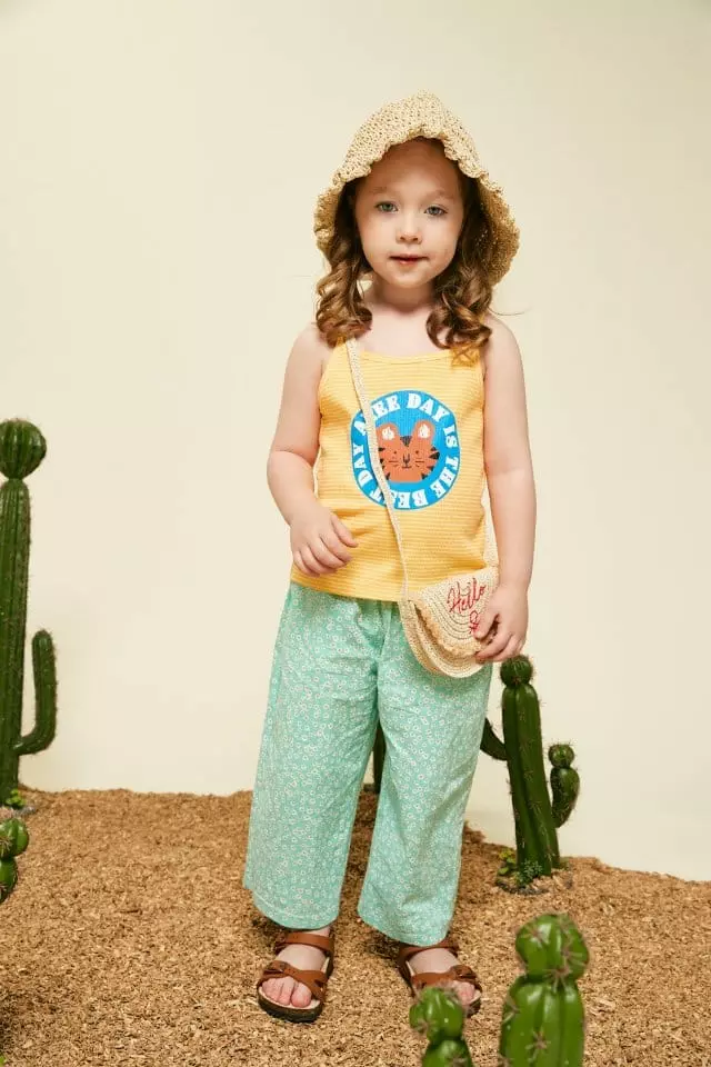 Aeeeday - Korean Children Fashion - #kidsstore - Tiger Stripes Sleeveless - 4