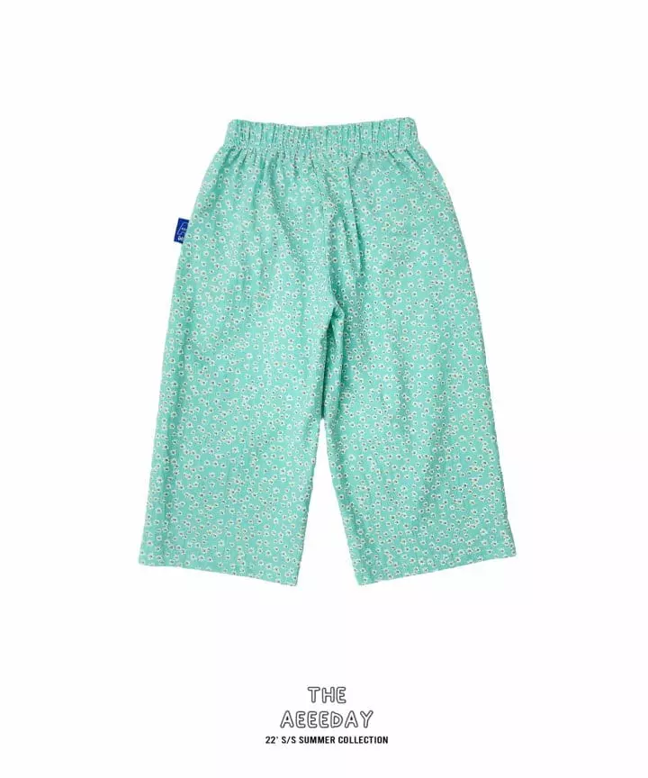 Aeeeday - Korean Children Fashion - #kidzfashiontrend - Flower Cool Pants