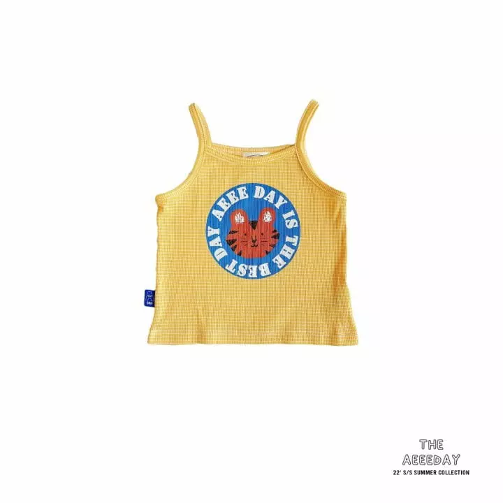 Aeeeday - Korean Children Fashion - #littlefashionista - Tiger Stripes Sleeveless - 6