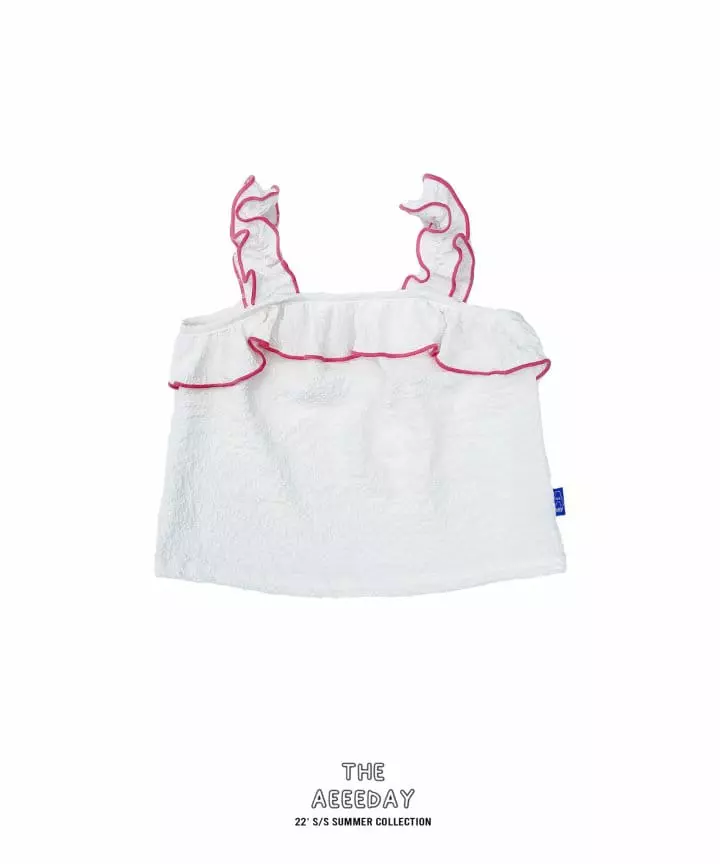Aeeeday - Korean Children Fashion - #littlefashionista - Line Color Sleeveless - 5
