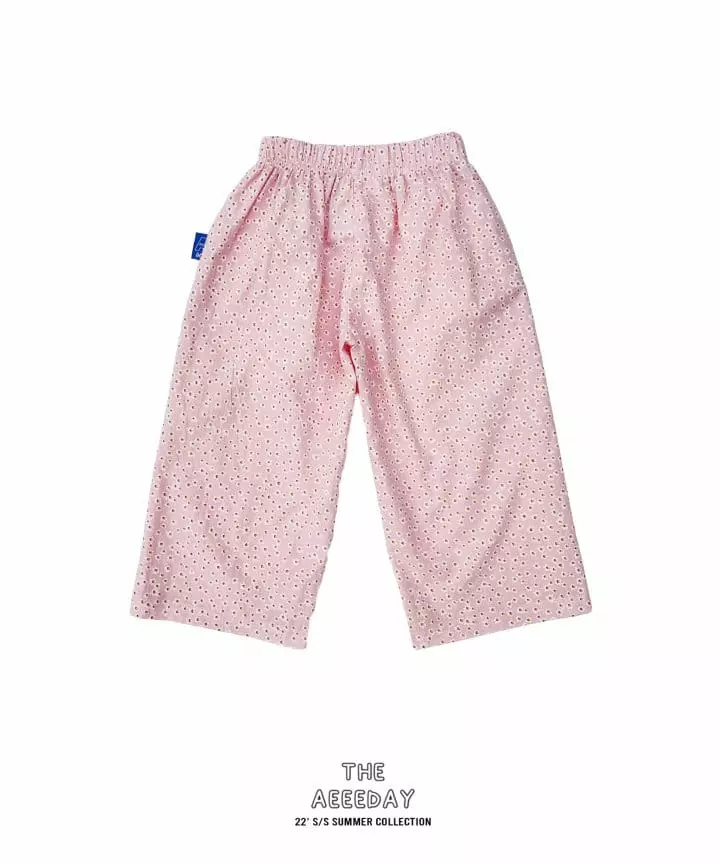 Aeeeday - Korean Children Fashion - #littlefashionista - Flower Cool Pants - 3