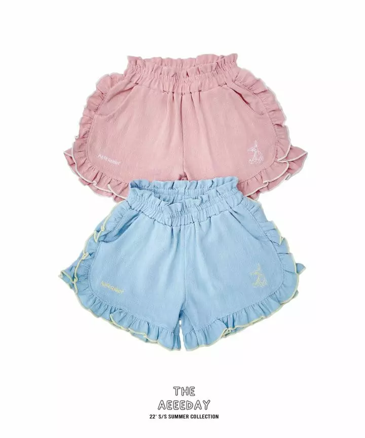 Aeeeday - Korean Children Fashion - #littlefashionista - Frill Shorts - 2