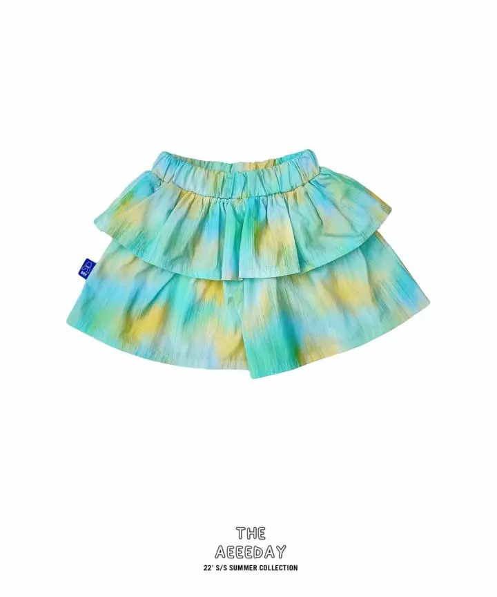 Aeeeday - Korean Children Fashion - #littlefashionista - Gradation Skirt Shorts