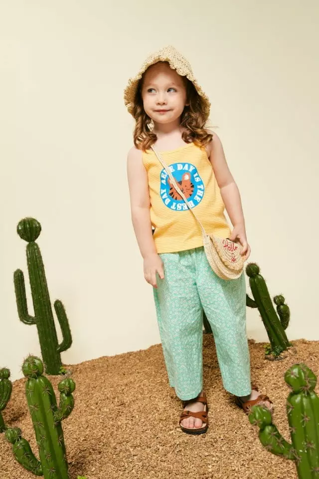 Aeeeday - Korean Children Fashion - #minifashionista - Flower Cool Pants - 5