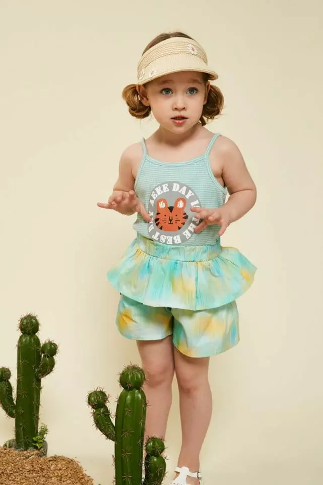Aeeeday - Korean Children Fashion - #minifashionista - Gradation Skirt Shorts - 3