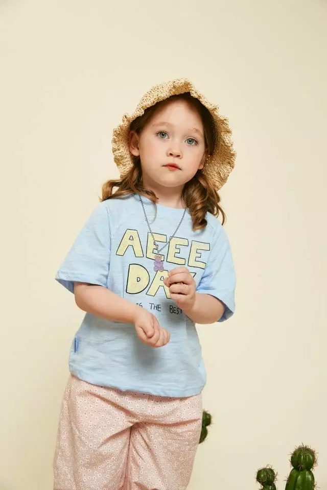 Aeeeday - Korean Children Fashion - #prettylittlegirls - Lettering Cool Tee - 3