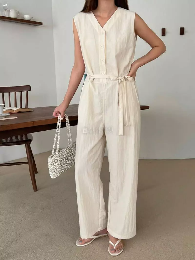 Alamode - Korean Women Fashion - #momslook - Salt Jumpsuit