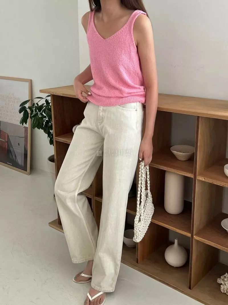Alamode - Korean Women Fashion - #momslook - Bookle Sleeveless