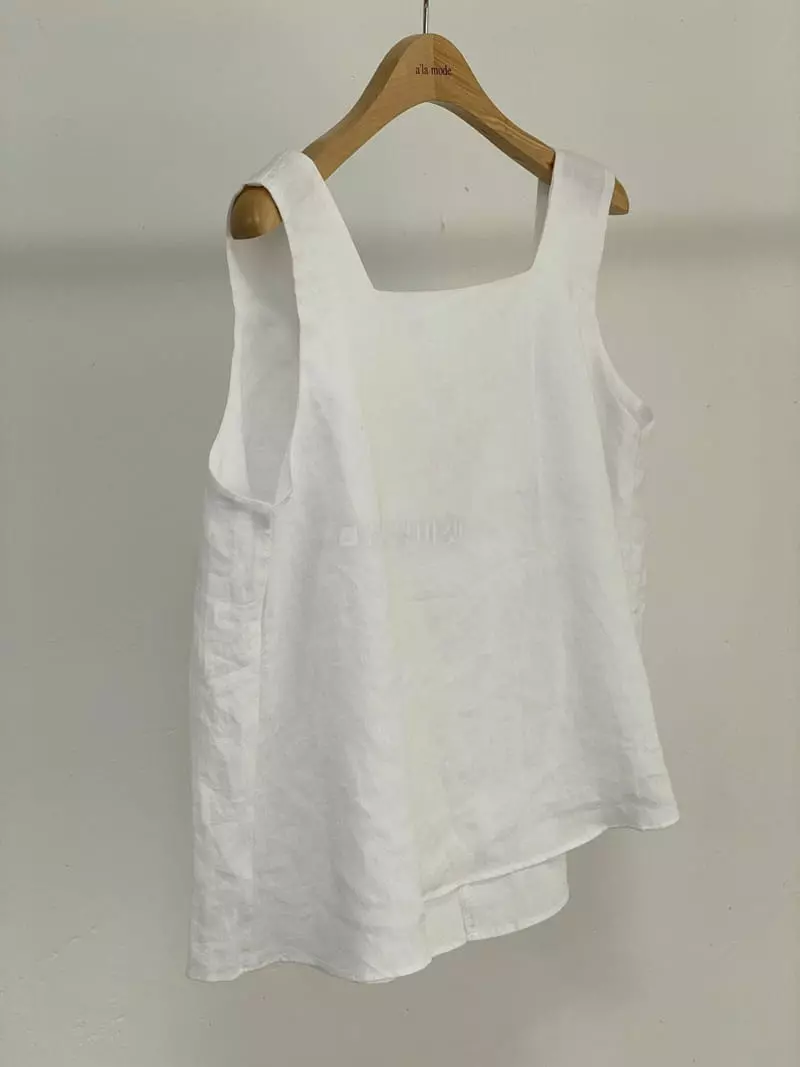 Alamode - Korean Women Fashion - #restrostyle - Banding Sleeveless