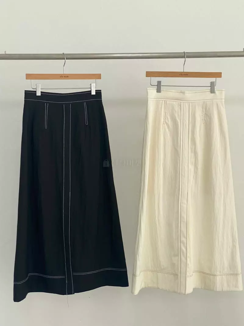 Alamode - Korean Women Fashion - #vintageinspired - Madeleine Skirt - 2