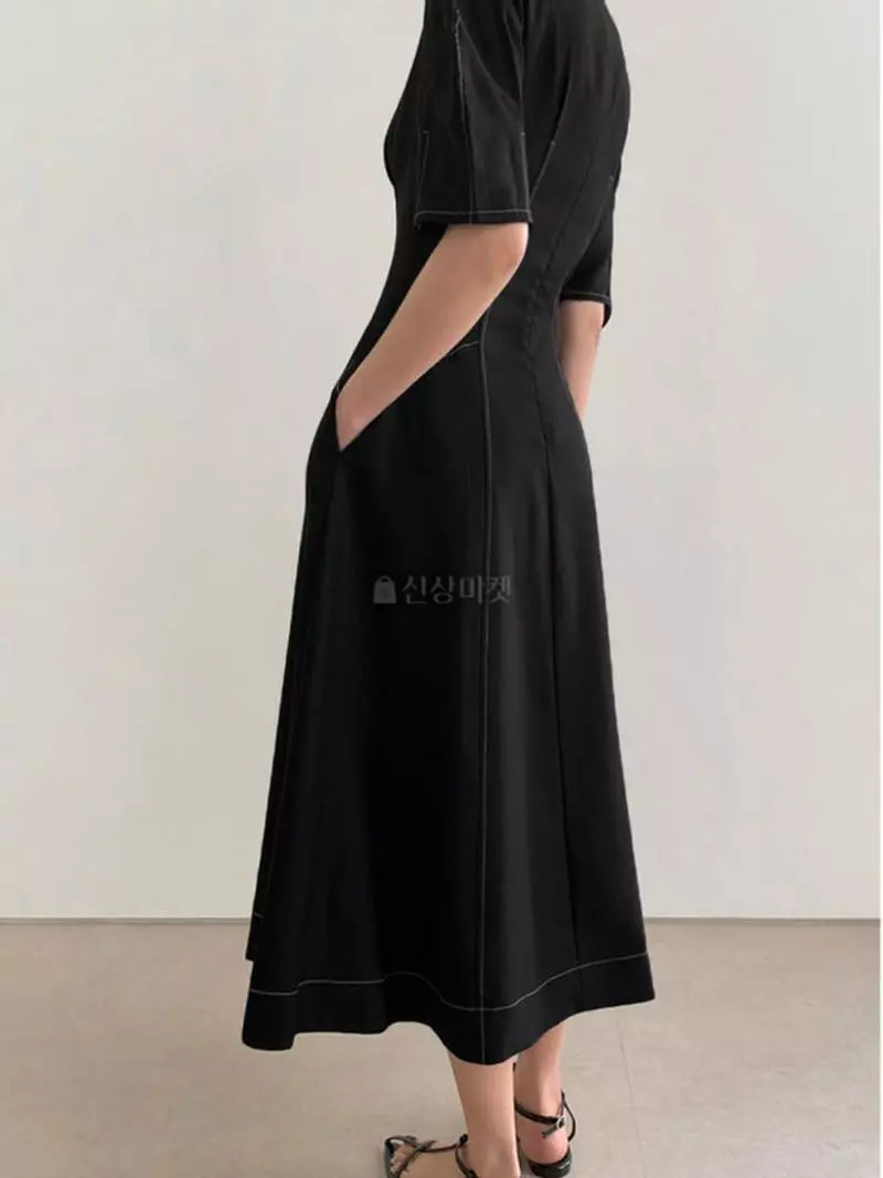 Alamode - Korean Women Fashion - #vintagekidsstyle - Slim One-piece