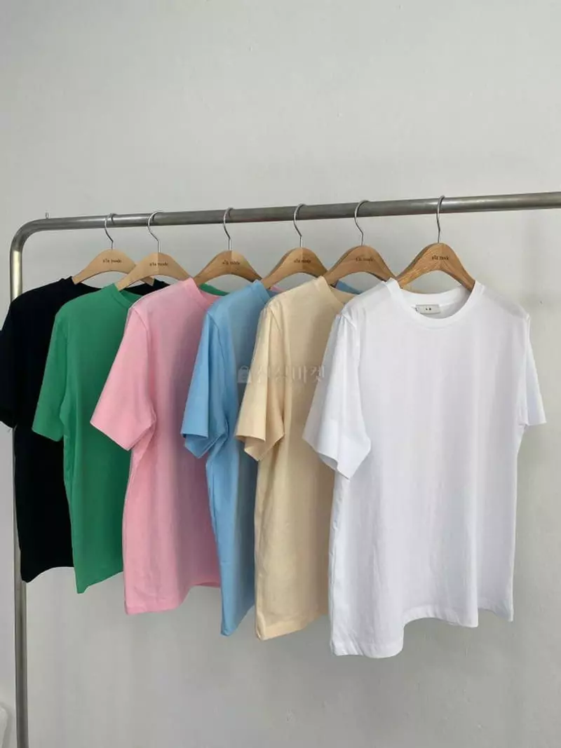 Alamode - Korean Women Fashion - #womensfashion - Clean Tee - 2