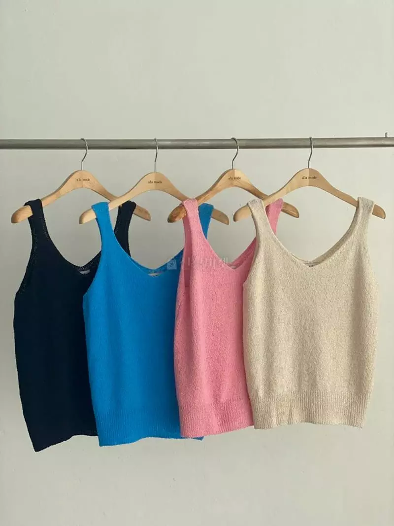 Alamode - Korean Women Fashion - #momslook - Bookle Sleeveless - 4